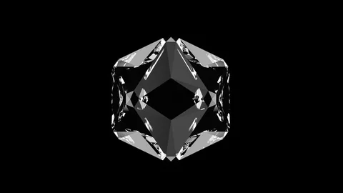 Abstract chrystal loop animation Vídeos de archivo 104878518