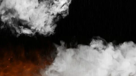 Abstract cinematic background with floating smoke with soft lighting Stock Footage 338390109