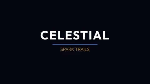 Abstract cinematic opening revealing 'Celestial' theme against deep cosmic .. Vídeos de archivo 337656346