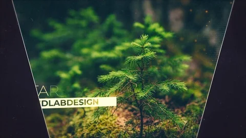 Abstract Cinematic Slideshow After Effects stock