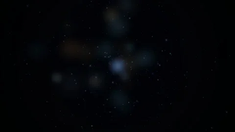 Abstract Cinematic Space Background with Floating Glowing Particles and Soft Stock Footage 346217844