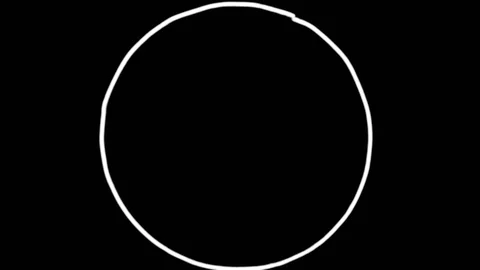 Abstract circl on black background Stock-Footage 90801221