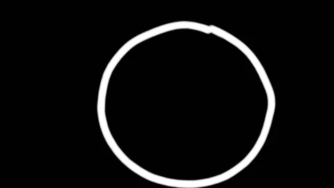 Abstract circl on black background Stock-Footage 90801222