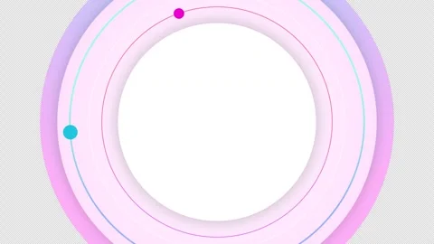 Abstract Circle and line HUD technological futuristic elements. Stock Footage 250070310