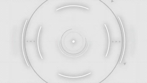 Abstract Circle and line HUD technological futuristic elements. Stock Footage 274519081