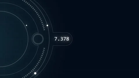 Abstract Circle and line HUD technological futuristic elements. Stock Footage 276468152