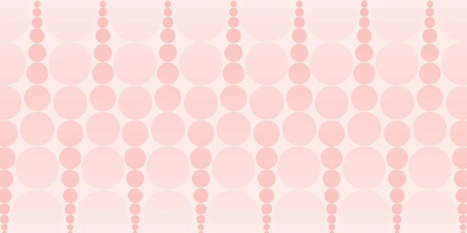 Abstract circle and polka dot pattern pastel color 3D illustration Stock Illustration