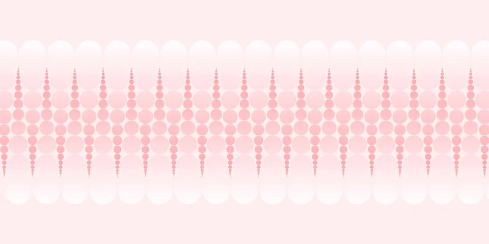 Abstract circle and polka dot pattern pastel color 3D illustration Stock Illustration