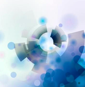 Abstract circle and shapes texture background Stock Illustration