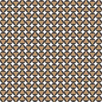 Abstract Circle and Triangle Pattern for Luxury Branding and Floor Tile Stock Illustration