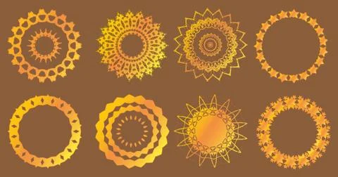 Abstract circle art Stock Illustration