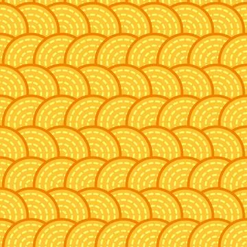 Abstract circle art seamless pattern textile print. repeat pattern background Stock Illustration