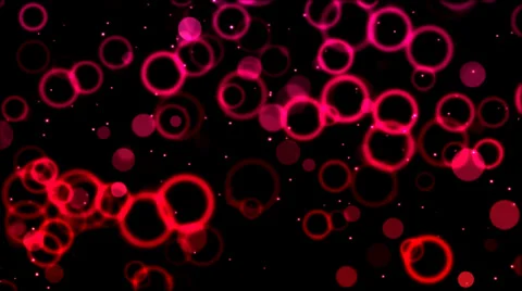 Abstract Circle Background Animation - Loop Red Stock Footage 35400450