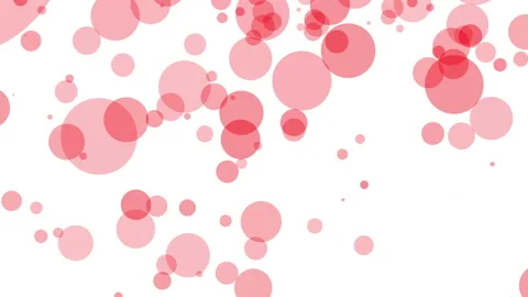 Abstract Circle Background color red on white 스톡 동영상 94471453