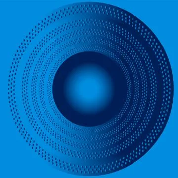 Abstract circle background with halftone Stock Illustration