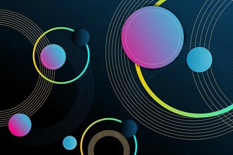 Abstract circle background Stock Illustration