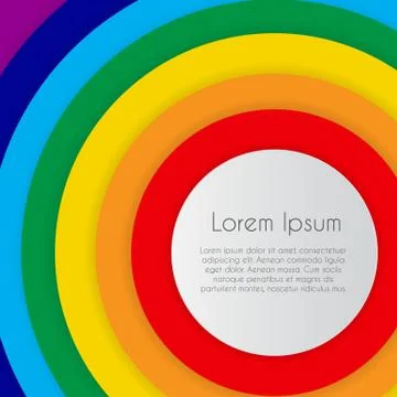 Abstract Circle Background with Place for text. Vector Illustration Illustrazione stock