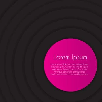 Abstract Circle Background with Place for text. Vector Illustration Stock Illustration