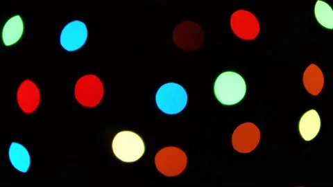 Abstract circle background soft defocused blurred colorful light Stock Footage 143565047