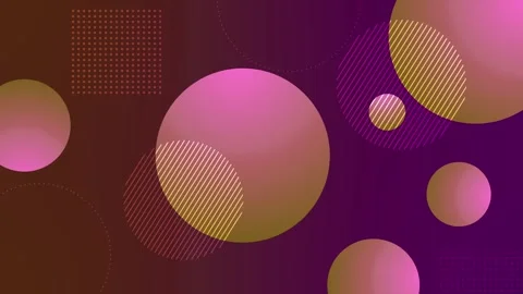 Abstract circle background with soft gradient spheres and modern geometric .. Stock Footage 339292692