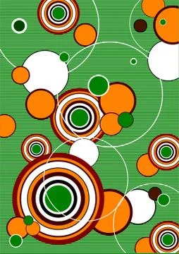 Abstract circle background, vector illustration Stock Illustration