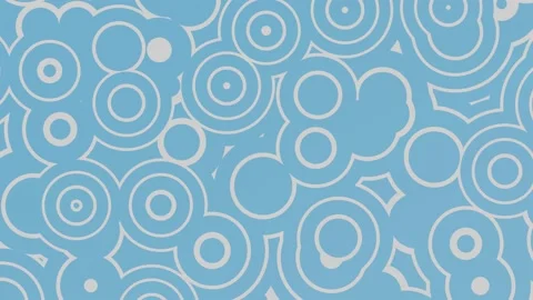 Abstract Circle Background Video, 4K Blue Geometry Motion Background Loop Stock Footage 232387377
