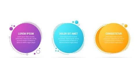 Abstract Circle Banners Stock-Illustration