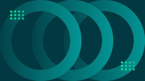 Abstract circle blue technology background Stock Illustration
