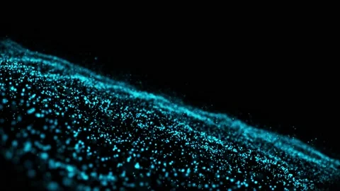 Abstract circle bokeh background moving particle Stock Footage 232291748