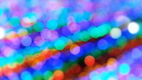Abstract circle Bokeh light pattern shining colorful moving, Christmas Stock Footage 116584969