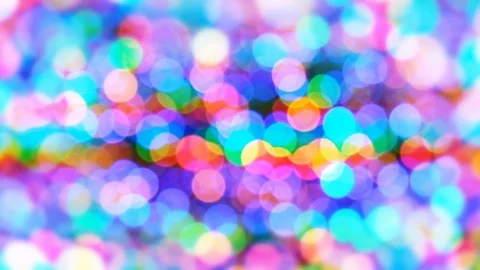 Abstract circle Bokeh light pattern shining colorful moving, Christmas Stock Footage 116586166