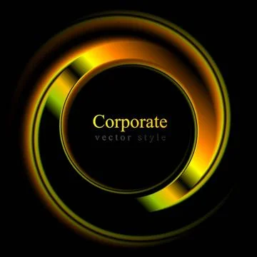 Abstract circle bright shape. Vector logo eps 10 Abstract circle bright sh... Stock Photos