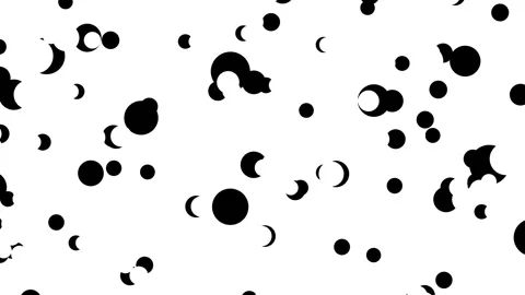 Abstract circle bubble animation with flowing particles and soft gradient b.. Stock Footage 318542296