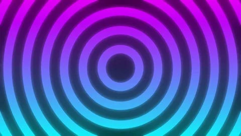 Abstract circle colorful background - Seamless Looping Video stock 77981842