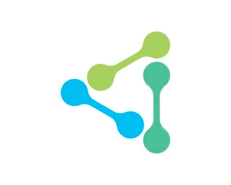 Abstract circle connection Stock Illustration