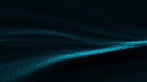 Abstract Circle Dots Turquoise Glowing Technology Showcase and Banner Backg.. Stock Illustration