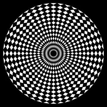 Abstract circle element with pattern texture. Vector. Stock Illustration