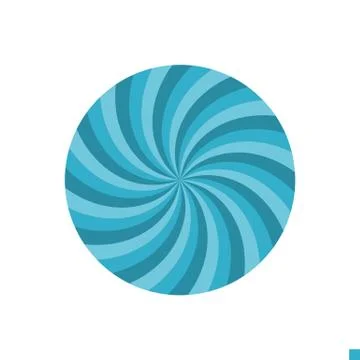 Abstract Circle Flat Icon Stock Illustration