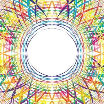 Abstract Circle Frame Stock Illustration
