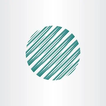 Abstract circle globe logo element 스톡 일러스트