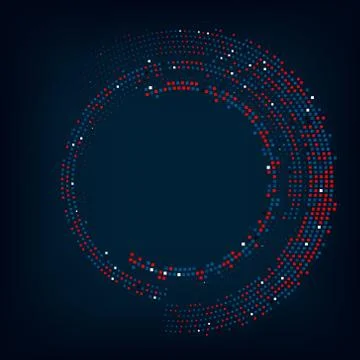 Abstract circle halftone 스톡 일러스트