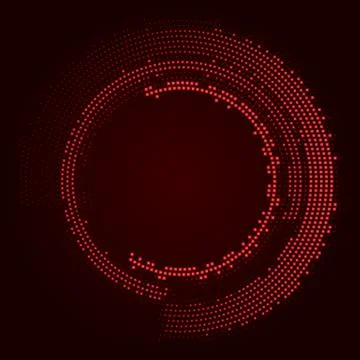 Abstract circle halftone vector illustration 스톡 일러스트