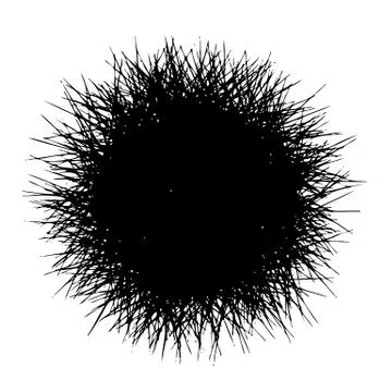 Abstract circle hand draw イラスト素材