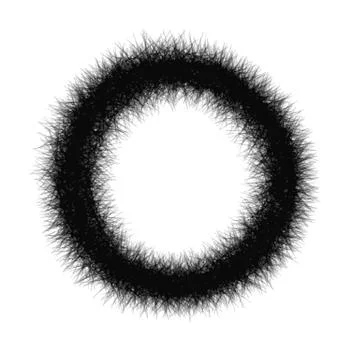 Abstract circle hand draw イラスト素材