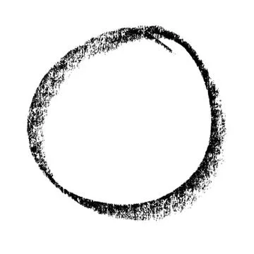 Abstract circle hand drawn Stock Illustration