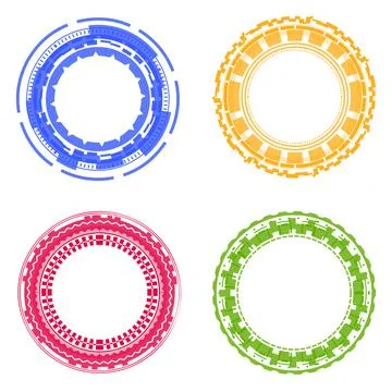 Abstract Circle icon. Stock Illustration