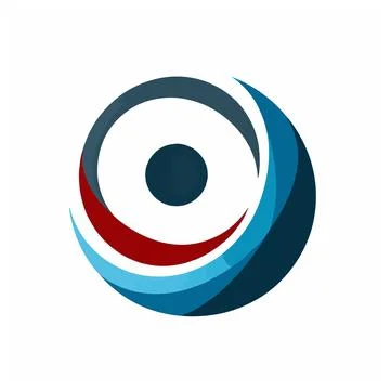 Abstract circle icon, logo vector isolated on white background Stock-Illustration
