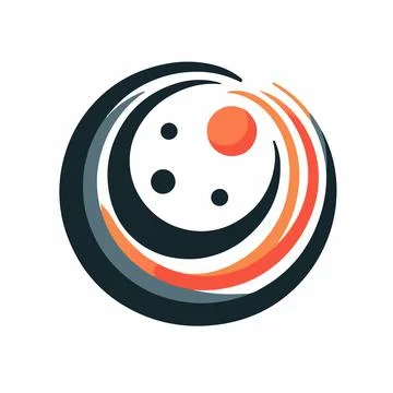 Abstract circle icon vector isolated on white background Stock-Illustration