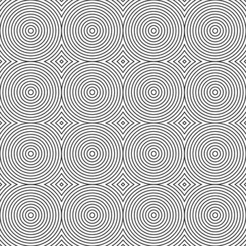 Abstract circle illusion pattern Stock Illustration