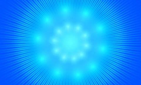Abstract circle light effect on blue background. burst shine bright blue.	 Stock Illustration